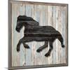 Wood Horse, 2024-Tim Ashwood-Mounted Art Print