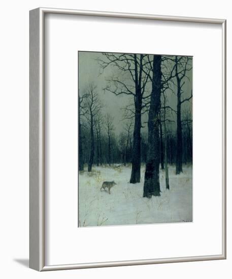 Wood in Winter, 1885-Isaak Ilyich Levitan-Framed Premium Giclee Print