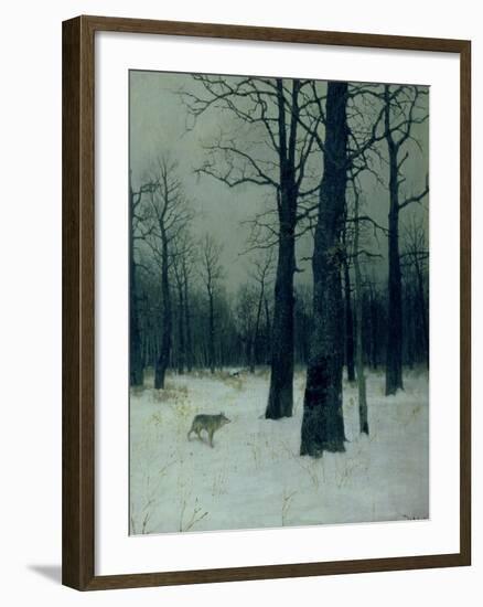 Wood in Winter, 1885-Isaak Ilyich Levitan-Framed Giclee Print