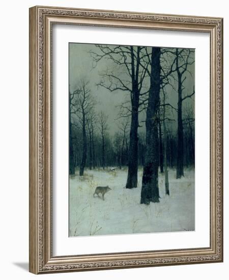 Wood in Winter, 1885-Isaak Ilyich Levitan-Framed Giclee Print