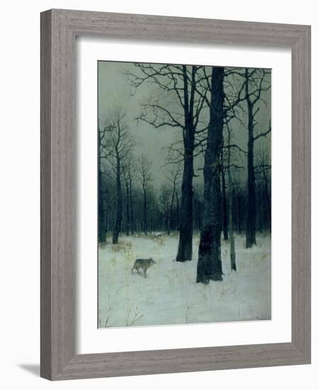 Wood in Winter, 1885-Isaak Ilyich Levitan-Framed Giclee Print