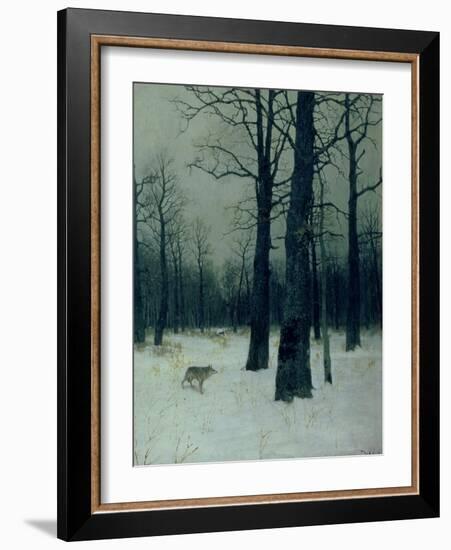 Wood in Winter, 1885-Isaak Ilyich Levitan-Framed Giclee Print