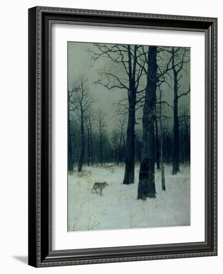 Wood in Winter, 1885-Isaak Ilyich Levitan-Framed Giclee Print