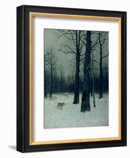 Wood in Winter, 1885-Isaak Ilyich Levitan-Framed Giclee Print