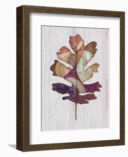 Wood Inlay Leaf 1-Filippo Ioco-Framed Art Print