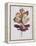 Wood Inlay Leaf 1-Filippo Ioco-Framed Stretched Canvas