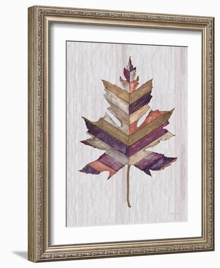 Wood Inlay Leaf 3-Filippo Ioco-Framed Art Print