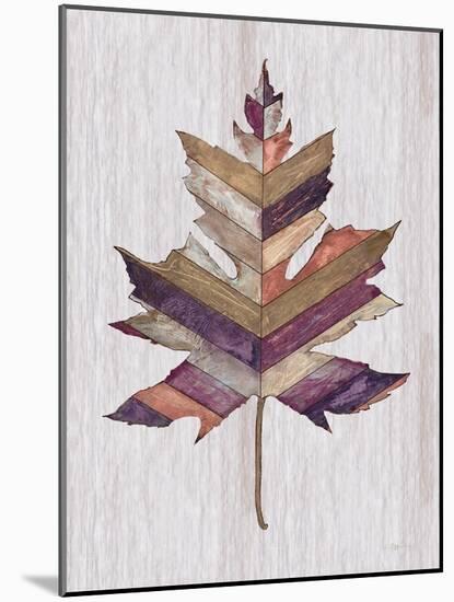 Wood Inlay Leaf 3-Filippo Ioco-Mounted Art Print