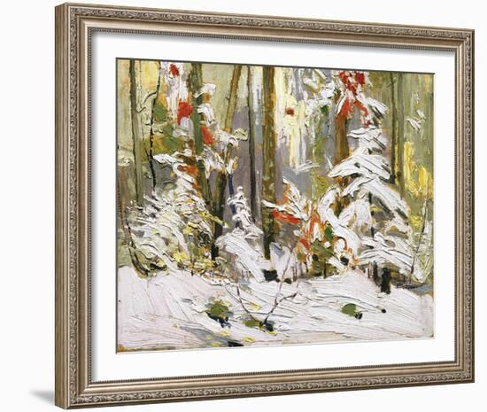 Wood Interior, Winter-Tom Thomson-Framed Giclee Print