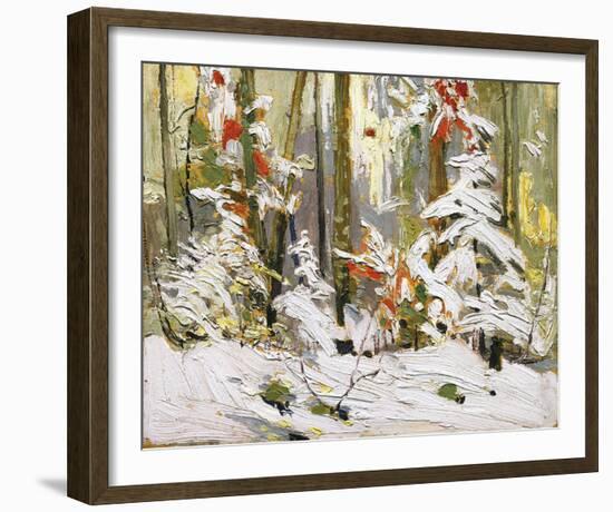 Wood Interior, Winter-Tom Thomson-Framed Giclee Print