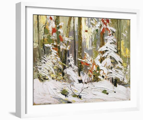 Wood Interior, Winter-Tom Thomson-Framed Giclee Print