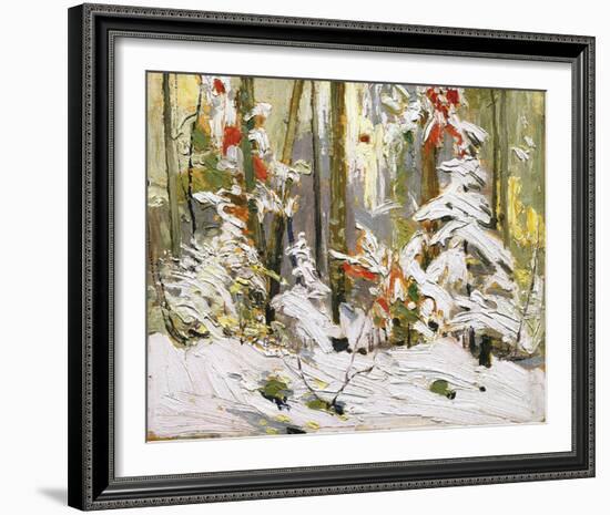 Wood Interior, Winter-Tom Thomson-Framed Giclee Print