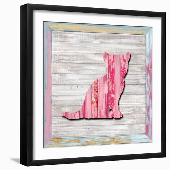 Wood Kitten 2, 2024-Tim Ashwood-Framed Art Print