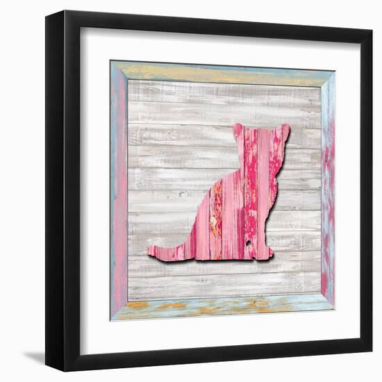 Wood Kitten 2, 2024-Tim Ashwood-Framed Art Print