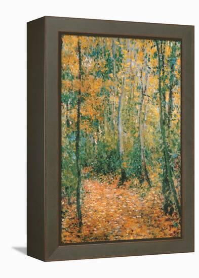 Wood Lane-Claude Monet-Framed Stretched Canvas