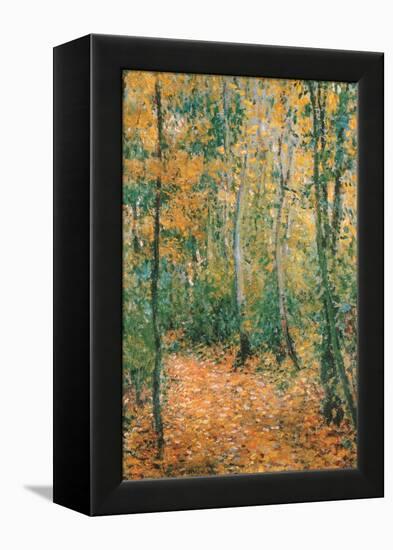 Wood Lane-Claude Monet-Framed Stretched Canvas