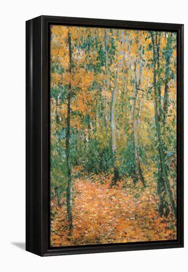 Wood Lane-Claude Monet-Framed Stretched Canvas