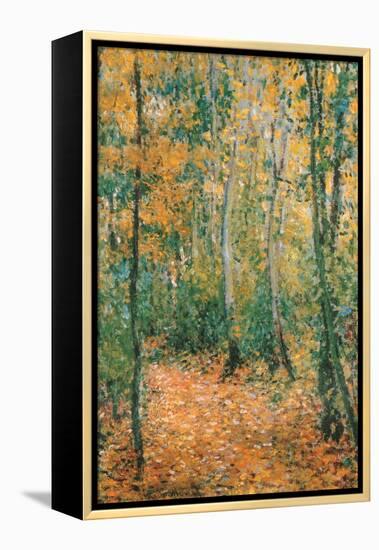 Wood Lane-Claude Monet-Framed Stretched Canvas