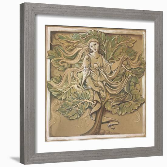 Wood Nymph-Edward Burne-Jones-Framed Giclee Print