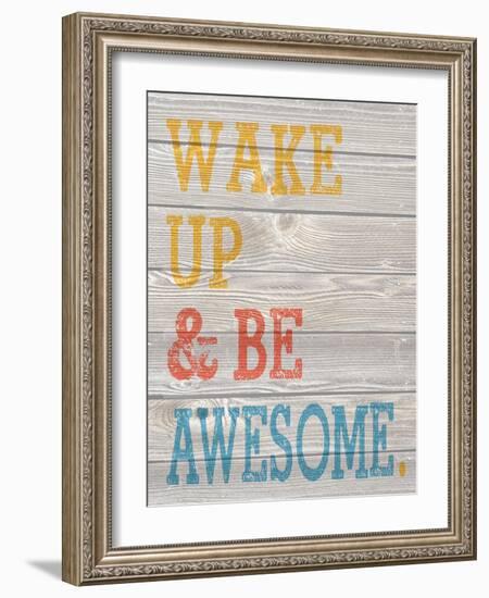 Wood Panel Typography 3-Melody Hogan-Framed Art Print