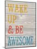 Wood Panel Typography 3-Melody Hogan-Mounted Art Print