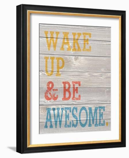 Wood Panel Typography 3-Melody Hogan-Framed Art Print