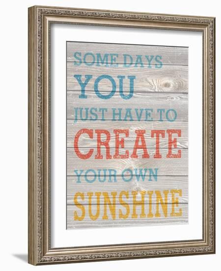 Wood Panel Typography 4-Melody Hogan-Framed Art Print