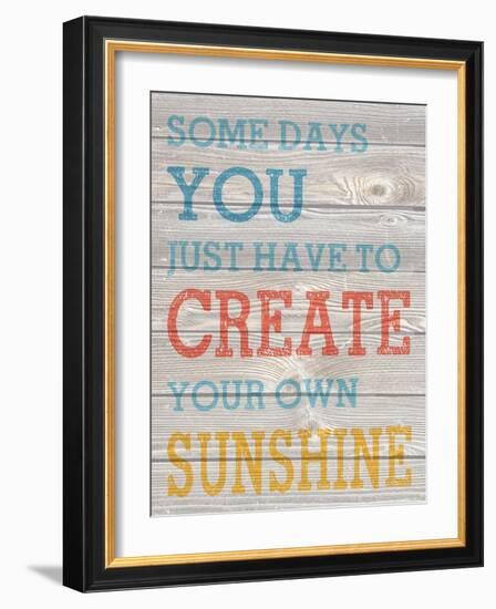 Wood Panel Typography 4-Melody Hogan-Framed Art Print