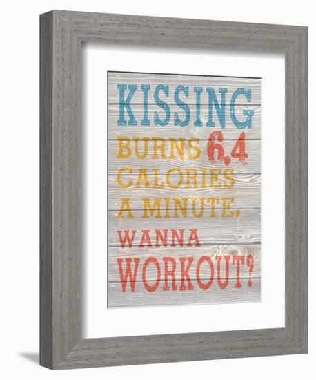 Wood Panel Typography 5-Melody Hogan-Framed Art Print