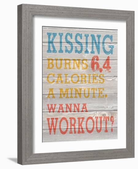 Wood Panel Typography 5-Melody Hogan-Framed Art Print