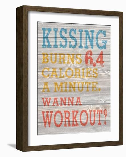 Wood Panel Typography 5-Melody Hogan-Framed Art Print