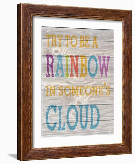 Wood Panel Typography 6-Melody Hogan-Framed Art Print