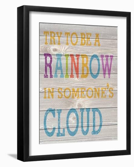 Wood Panel Typography 6-Melody Hogan-Framed Art Print