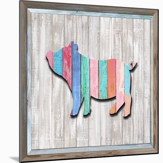 Wood Piglet, 2024-Tim Ashwood-Mounted Art Print