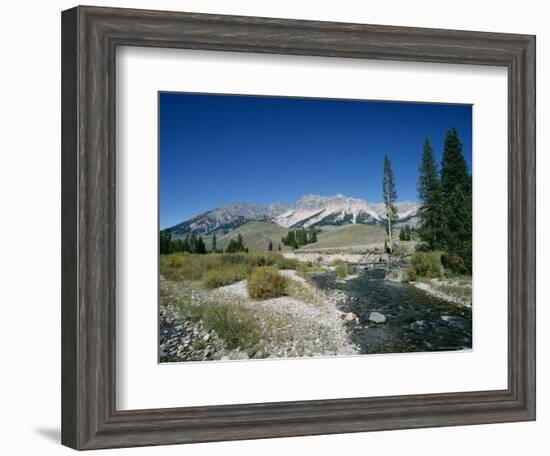 Wood River and Sawtooths, Sawtooth National Recreation Area, Idaho, USA-Julian Pottage-Framed Photographic Print