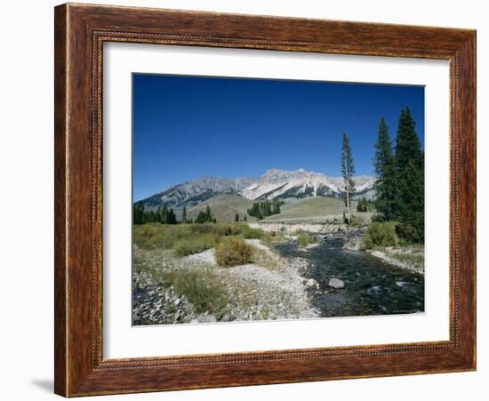 Wood River and Sawtooths, Sawtooth National Recreation Area, Idaho, USA-Julian Pottage-Framed Photographic Print