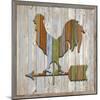 Wood Rooster, 2024-Tim Ashwood-Mounted Art Print