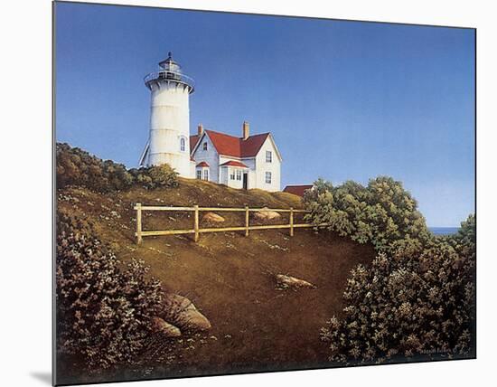 Wood's Hole Lighthouse-Daniel Pollera-Mounted Art Print