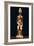 Wood Sculpture Depicting Mother and Child-null-Framed Giclee Print