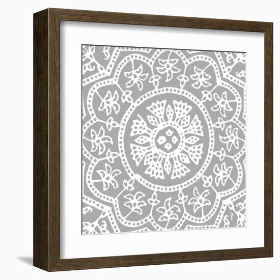 Woodblock Pattern I-Sabine Berg-Framed Art Print