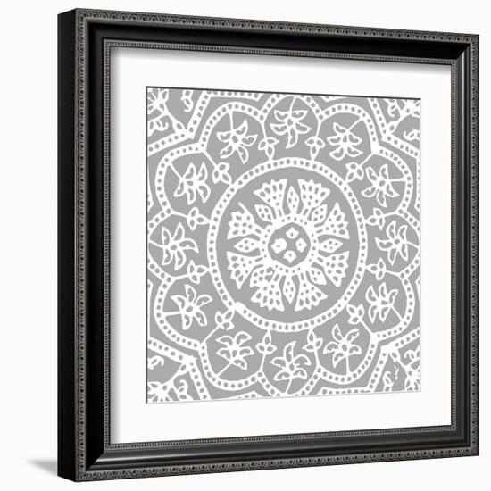 Woodblock Pattern I-Sabine Berg-Framed Art Print