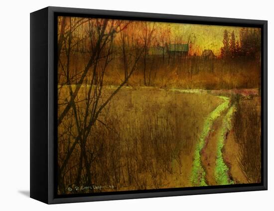 Woodblock Stream II-Chris Vest-Framed Premier Image Canvas