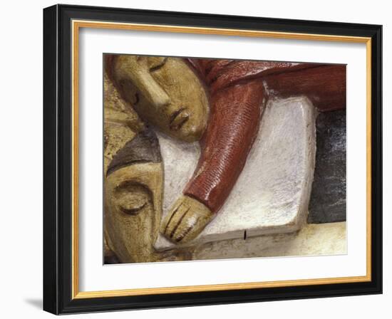 Woodcarving Detail of Ballintubber Abbey, County Mayo, Ireland-William Sutton-Framed Photographic Print