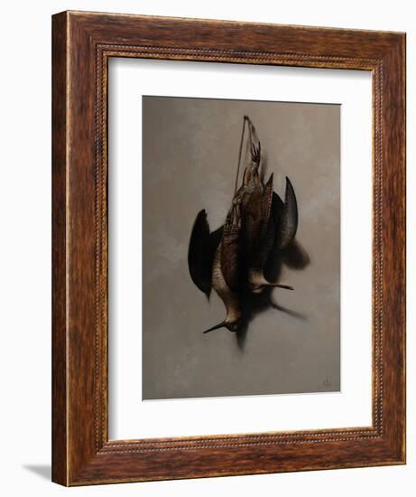 Woodcock Brace-James Gillick-Framed Giclee Print