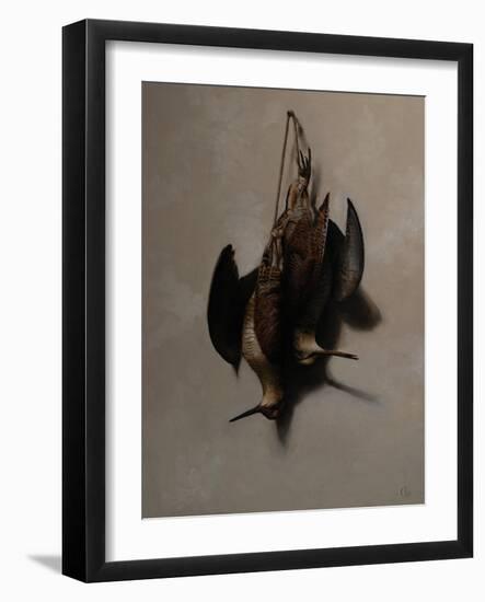 Woodcock Brace-James Gillick-Framed Giclee Print