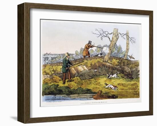 Woodcock Hunting, 1820-Henry Alken-Framed Giclee Print