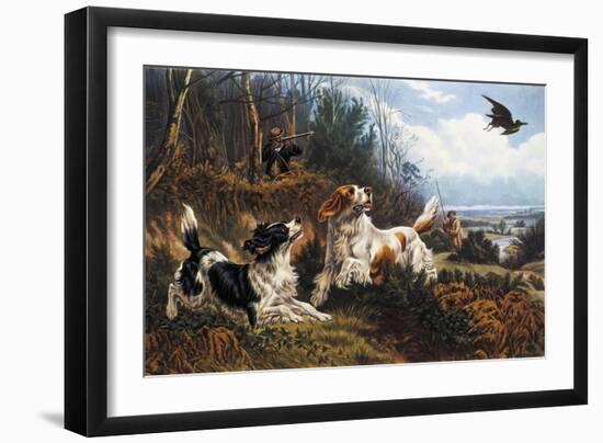 Woodcock Hunting, 1880-Basil Bradley-Framed Giclee Print