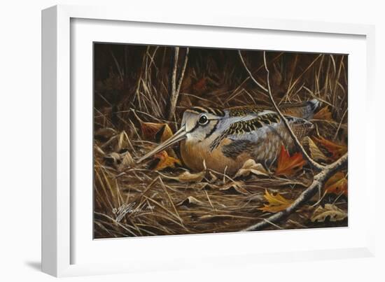 Woodcock in Hiding-Wilhelm Goebel-Framed Giclee Print