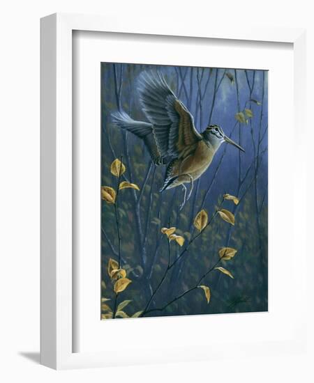 Woodcock on the Wing-Wilhelm Goebel-Framed Giclee Print