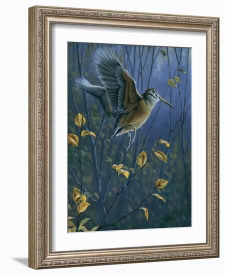 Woodcock on the Wing-Wilhelm Goebel-Framed Giclee Print